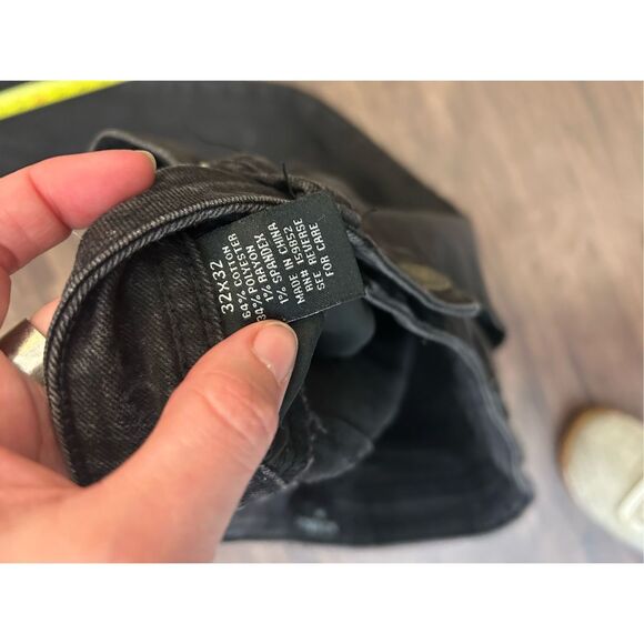 Indigo Wisdom Denim Dark Gray/Black Jeans, Sz 32 x 32, MSRP $104 - Picture 5 of 8